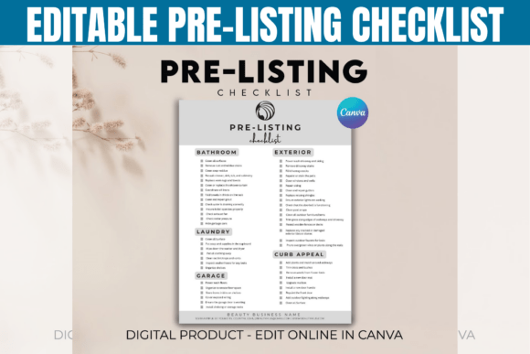 Download Editable Pre-Listing Checklist Template - Checklist Collection