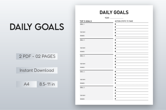 Download Daily Goals Planner Printable - Daily goals planner printable Collection
