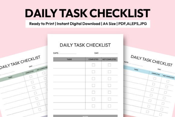 Download Daily Task Checklist Printable - Checklist Collection