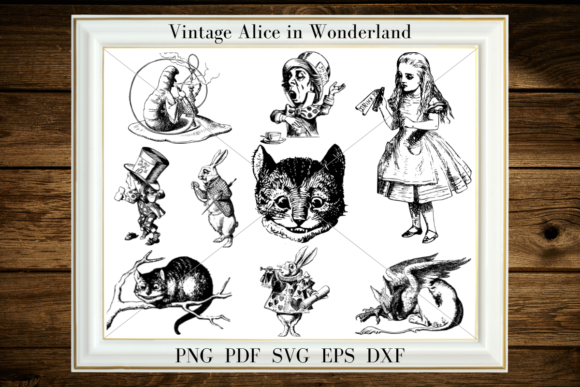Download Vintage Alice in Wonderland - Premium Resources