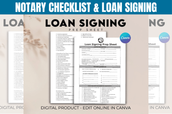 Download Notary Checklist &amp; Loan Signing Template - Checklist Collection