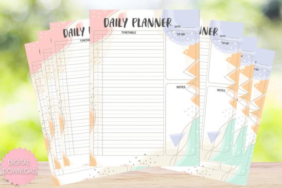 Download Printable Daily Planner Pages Digital - Planner pages Collection