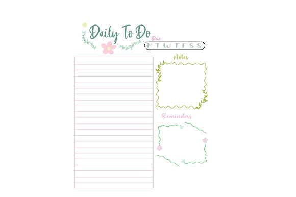 Download Daily to Do List Template - Premium Bundle